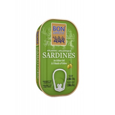Bon Appetit Sardīnes Olīveļļā