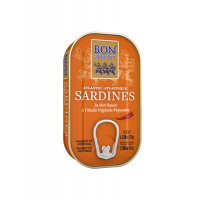 Bon Apetit Sardines in Hot Vegetable Oil