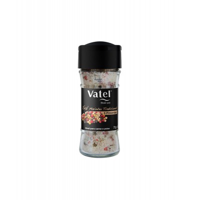 Vatel Traditional Sea Salt 5 Pepper Salt Mill